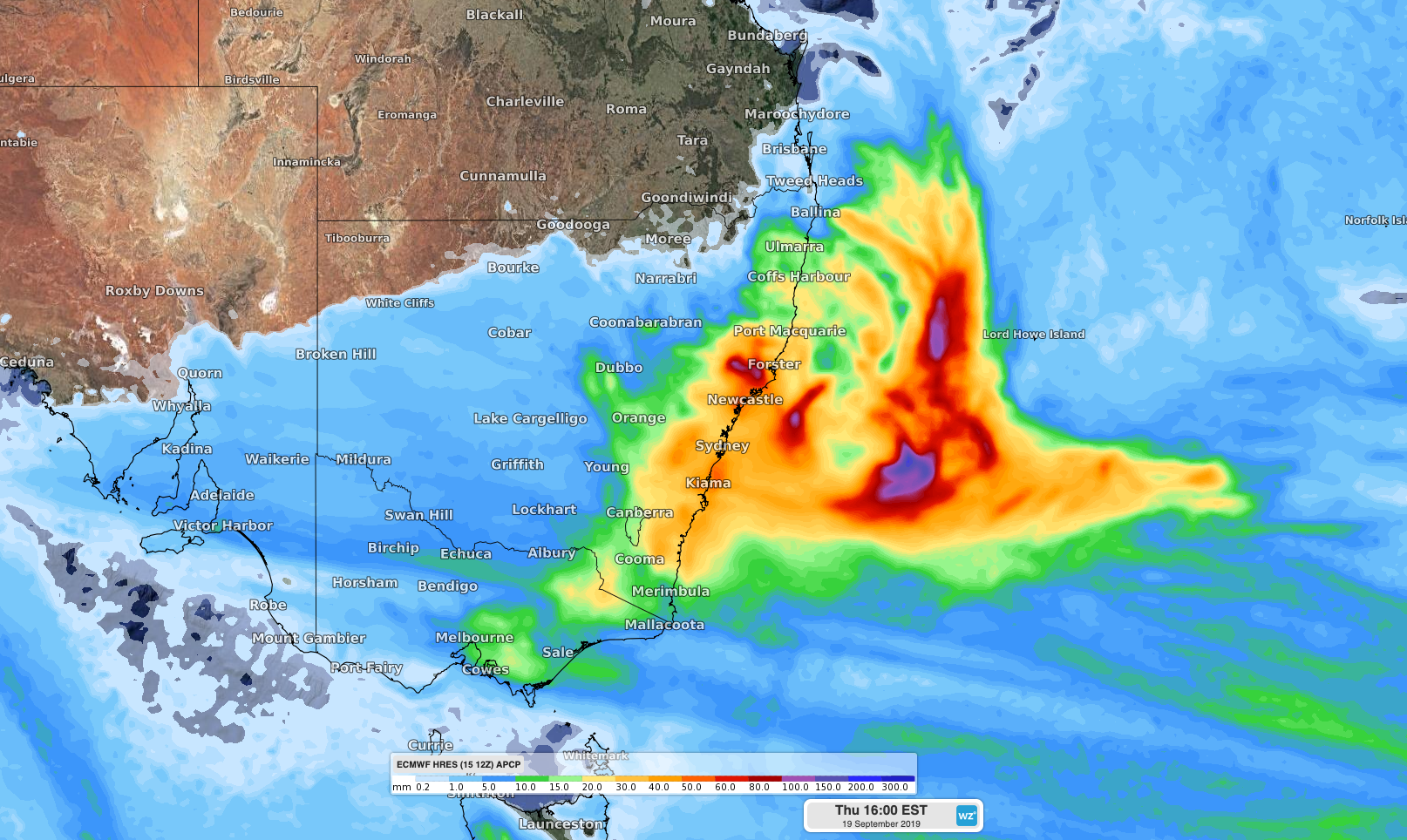 Cold, wet and windy weather looms for eastern NSW